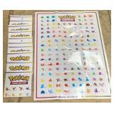 Lot of 11 Pokemon Posters - 38" x 27"