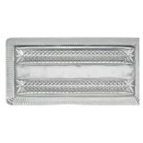 Pressed Glass Tray 6 x 11.5