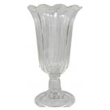 Pressed Glass Celery Vase 9"