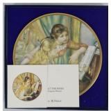 At the Piano - Auguste Renoir Plate