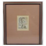 Framed Engraving of Venus 17x15