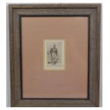 Framed Engraving 18x15