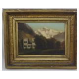 Antique Oil on Canvas Painting 11.5x14