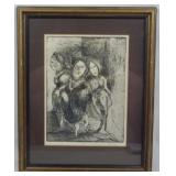 Artist Signed & Numbered Sketch 18x14.5