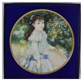 Girl with a Hoop - Aguste Renoir Plate