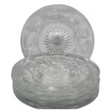 6 Signed Heisey Colonial 7" Plates