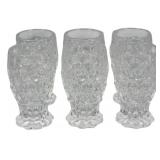 6 Heisey Whirlpool Juice Glasses 4.5"