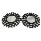 Set of 2 Mirrors - 10" Round