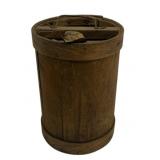 Antique Wooden Well Bucket 10 x 7