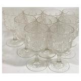 9 Glasses - 6.5" Tall