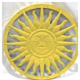Metal Sun Decoration - 18" Round