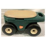 Garden Seat/Cart on wheels - 24 x 12 x 12