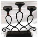 Metal Candle Holder - 12 x 5 x 14