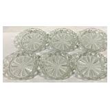 6 Glass Coasters - 4" Round