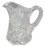 Crystal Pitcher 8"