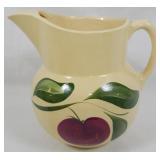 Watt Pottery Apple Pitcher 8"