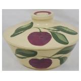 Watt Pottery Apple Covered Casserole 6x8"