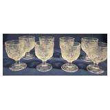 8 EAPG Ribbed Palm Fern Stemmed Cocktail 3.5