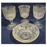 Boston & Sandwich Group Bellflower / Grape Ribbed