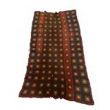 Vintage Hand Made Afghan 39 x 69