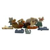 Assorted Carved Wood Animals