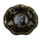 Vintage Glass Dish w/ Martin Luther King, Jr