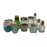 Assorted Glass Bottles
