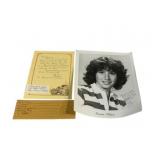 Meeno Peluce Signed Photo & Letter