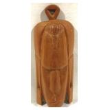 Wood Wall Hanging Mask - 10.5" x 5"