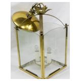 Vintage Hanging Light Fixture 13"