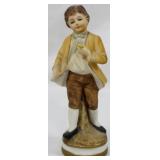 Porcelain Figurine of Boy 6"
