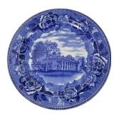Wedgwood "Mt Vernon" Blue & White Plate