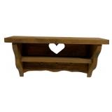 Wood Wall Shelf 11 x 18 x 6