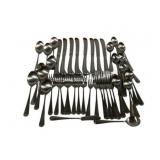 50pc Stainless Flatware