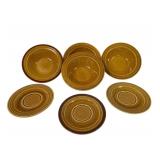 7 Saffron Bowls & Plates