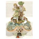 Ceramic Man/Woman Figure - AS-IS - Broken Arms