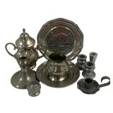 Assorted Pewter Items