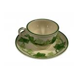 Franciscan Ivy Cup & Saucer 3 x 6