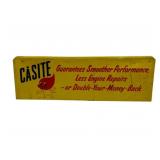Casite Metal Advertising Sign 6 x 18.5