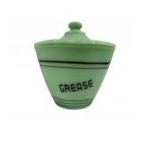 Jadeite Grease Jar w/ Lid 6 x 6