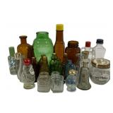 Assorted Glass Bottles