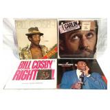 4 Bill Cosby & George Carlin LPs