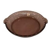 Pyrex Cranberry Handled Pie Plate 10"