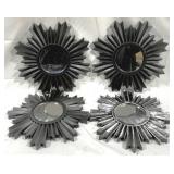 Set of 4 Mirrors - 10" Round