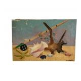 Canvas Painting Artist Signed 24 x 40