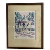 Framed Artwork Signed, #5/2500 23 x 18