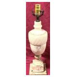 Marble Lamp Base - 19" Tall