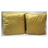 Pair Pier 1 Imports Throw Pillows - 17" x 16"
