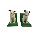 Cast Iron Pair Dog Bookends 5 x 5.5