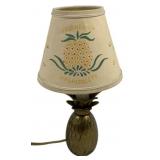 Brass Pineapple Lamp 9.5"